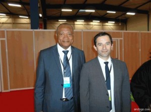 Jean-Pierre Fabre et Benoît Hamon,Ministre délégué chargé de l'économie socaile et solidaire