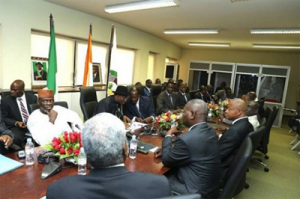 Rencontre Alassane Ouattara et Jonathan Goodluck avec la classe politique togolaise